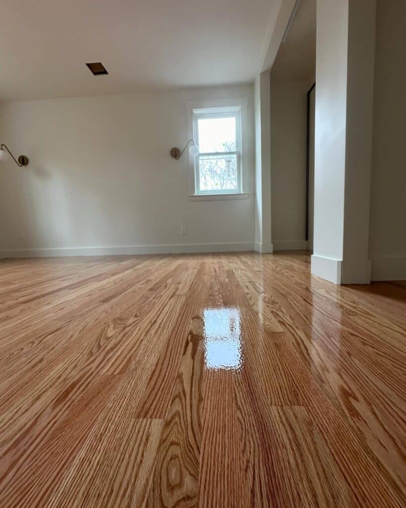 photo of a hardwood floor refinished by Eco Floor sanding in Boston MA