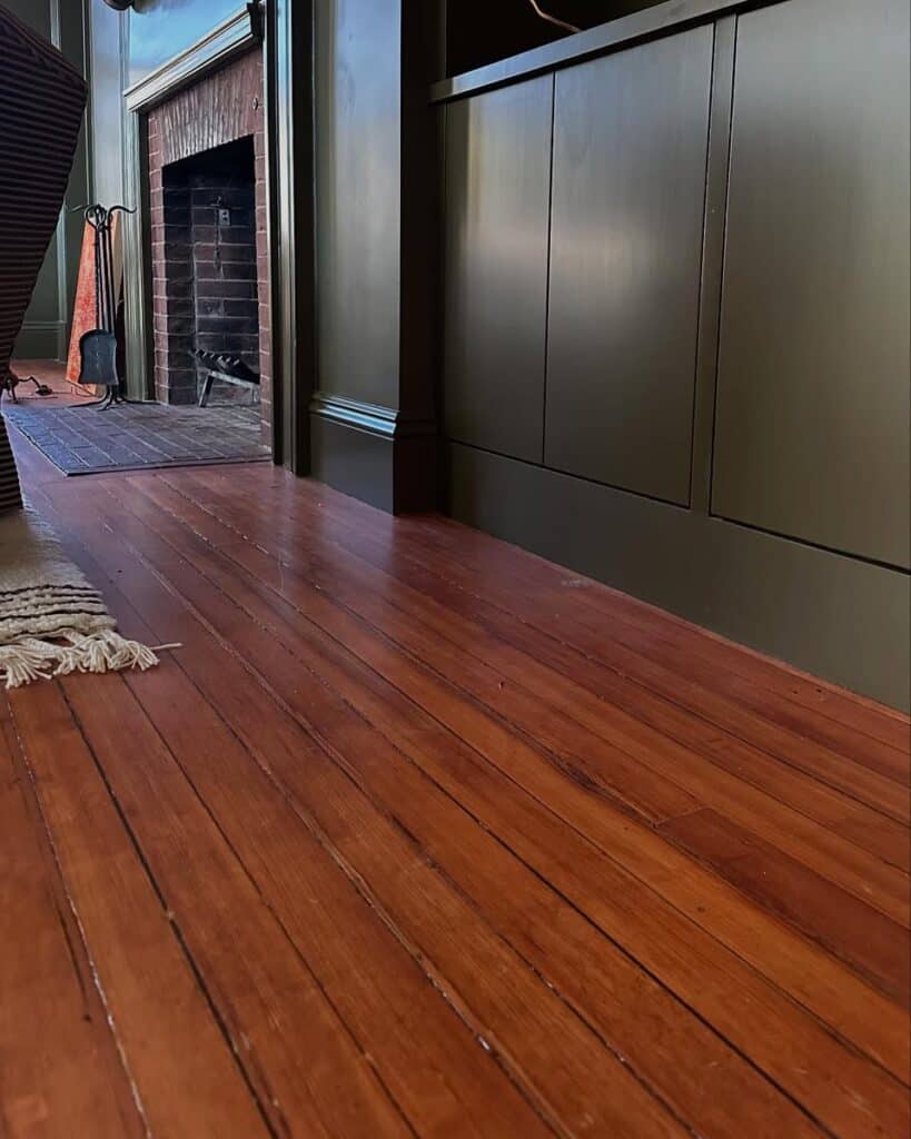 original heart pine floors in Cambridge Ma refinished by Eco Floor Sanding